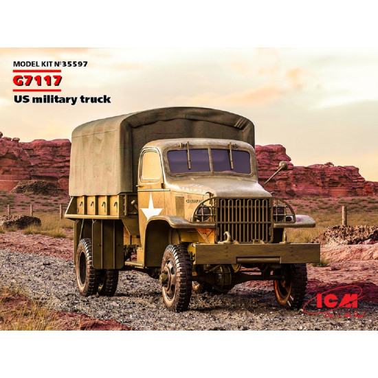 ICM 35597 - 1/35 G7117 US military truck scale plastic model kit